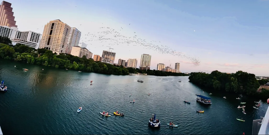 Austin, Texas and Lady Bird Lake